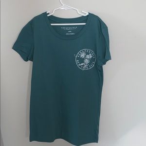 turquoise aeropostale tshirt